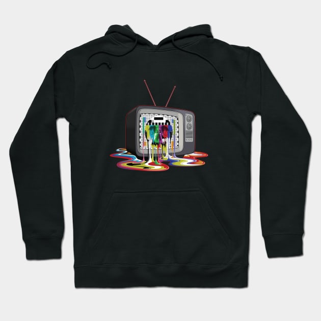 Television Melt of Death Hoodie by zomboy